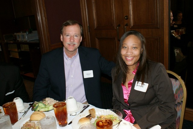 Judge Crichton with Earlnisha Williams, a 2008 graduate of LSU Law Center, and the 2008-2009 1st JDC Law Clerk at Law Day Ceremony April 29, 2009