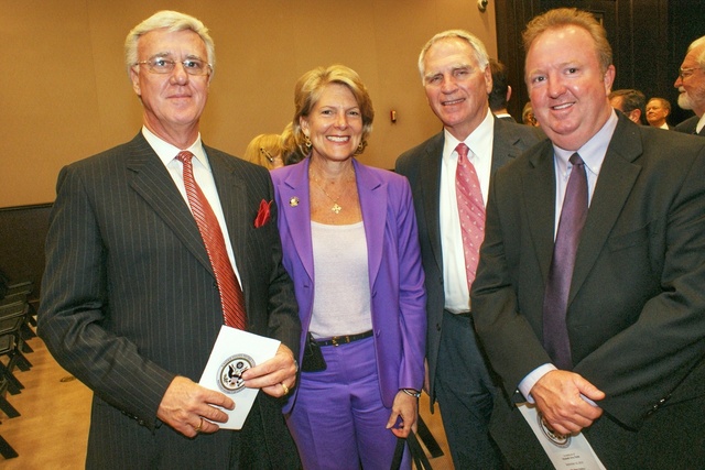 Guests visit following Judge Beth Foote's Investiture Ceremony 9-10-10