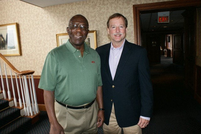 Don Horton, 2002 Shreveport Bar Association Liberty Bell Award Recipient with Judge Scott Crichton at Law Day Ceremonies April 29, 2009