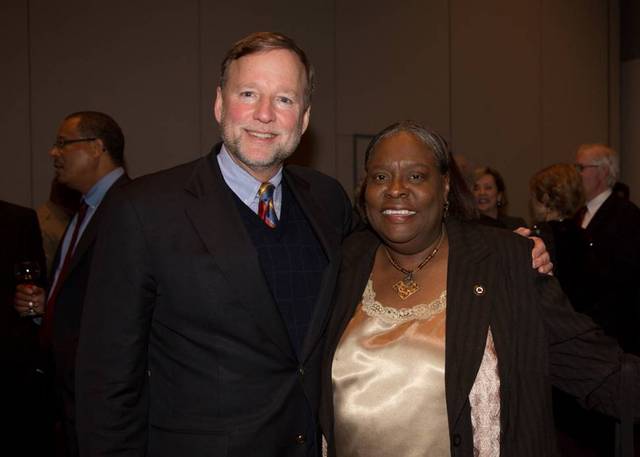 Caddo Parish School Board Member, Dottie Bell, at the Red Robe Ceremony of Fifth Circuit Court of Appeal Chief Judge Carl Stewart (January 2013)