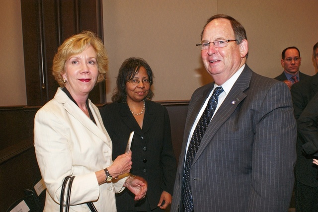 Former Caddo Chief Judge, now Caddo D.A. Charles Rex Scott and Caddo District Court Judge Jeanette Garrett 9-10-10