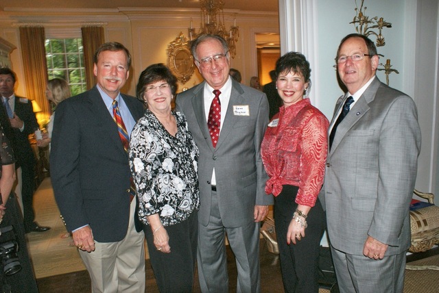 Judge Crichton Joins Charlotte & Eugene Bryson and Alexis & Charles Scott at reception honoring Chief Justice "Kitty" Kimball April 30th, 2009