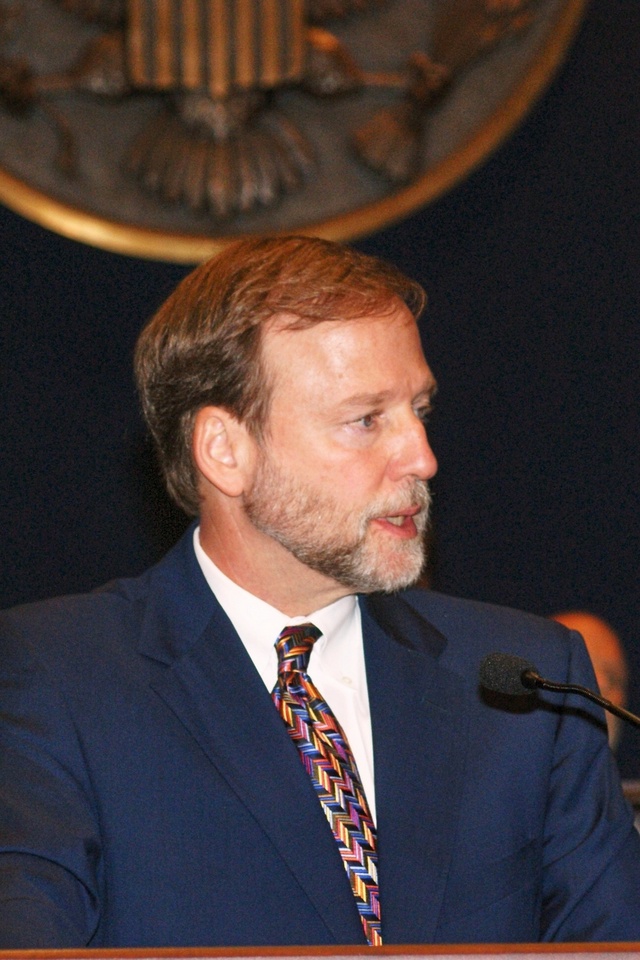 Caddo District Court Judge Scott Crichton emcees Investiture Ceremony for Beth Foote as newest Federal Court Judge of Western Distirct of Louisiana 9-10-10